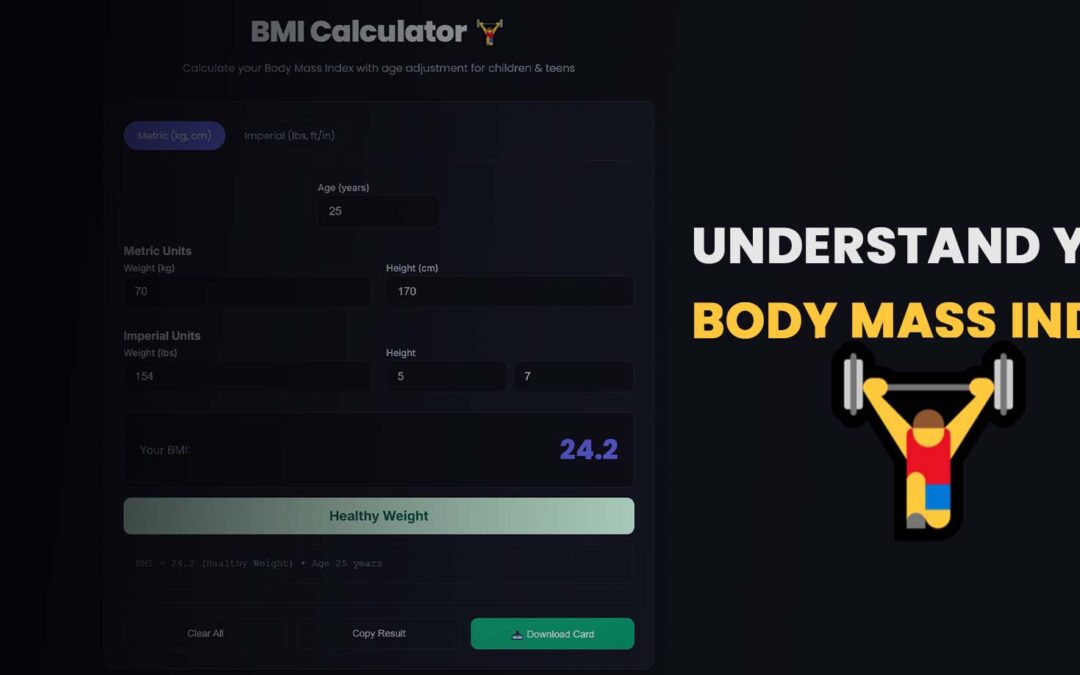 BMI Calculator: Check Your Body Mass Index & Healthy Weight (Complete Guide)