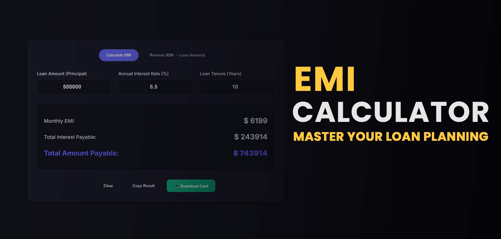 emi calculator