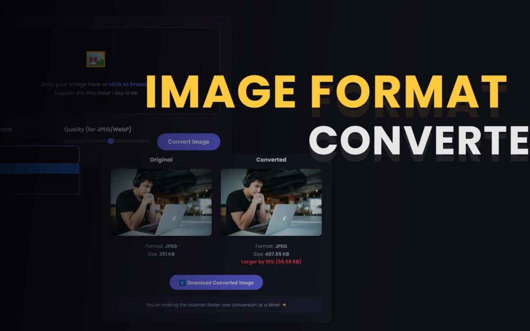 Image Converter Guide (2026): Convert JPG, PNG, WebP Easily