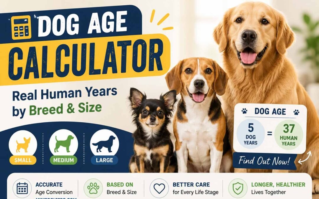 Dog Age Calculator: Real Human Years by Breed and Siz