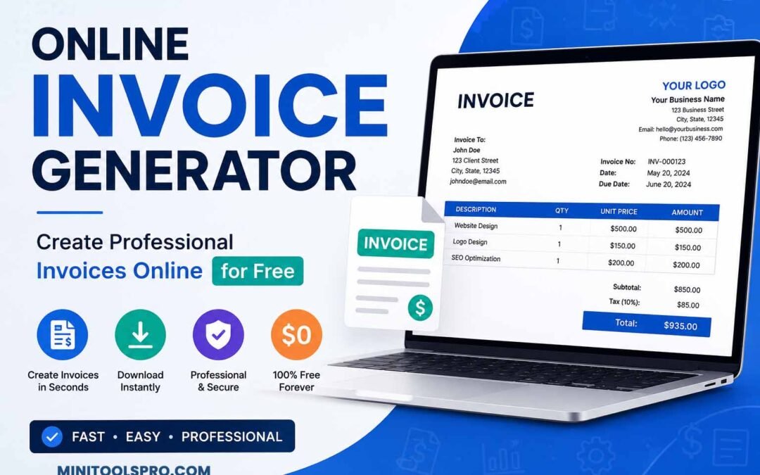 Online Invoice Generator – Create Professional Invoices Online for Free