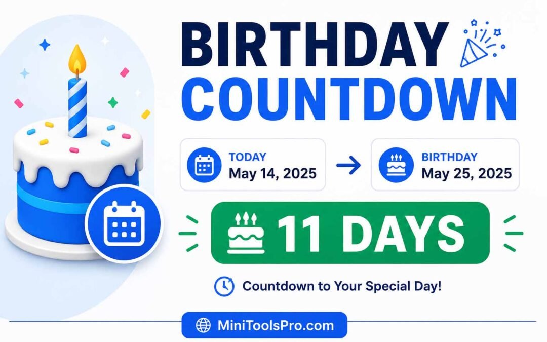 Birthday Countdown: Never Miss Another Celebration (2026 Guide)