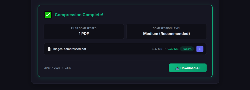 pdf document compressor