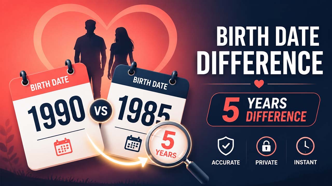 age difference calculator