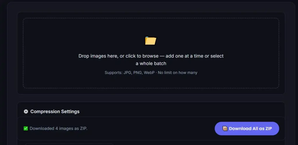 compress images in bulk