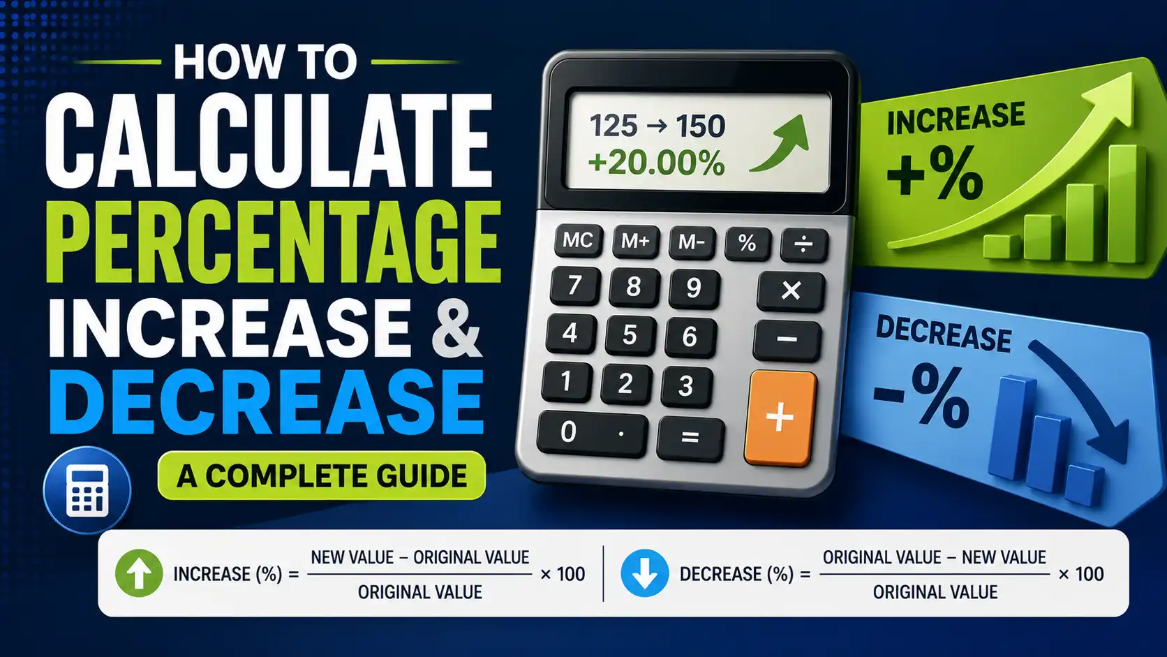 How to Calculate Percentage Increase and Decrease: A Complete Guide