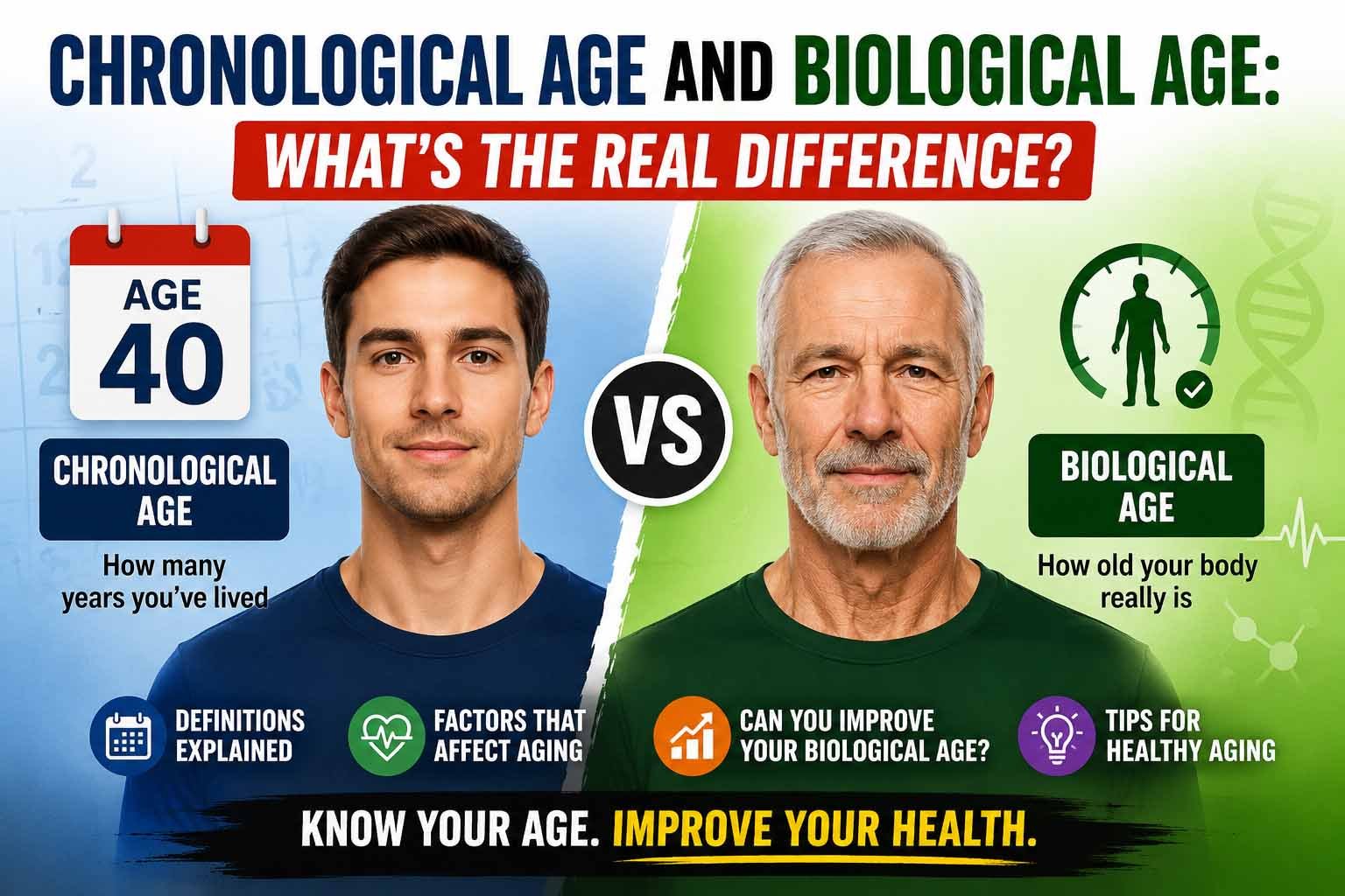Chronological Age and Biological Age What's the Real Difference
