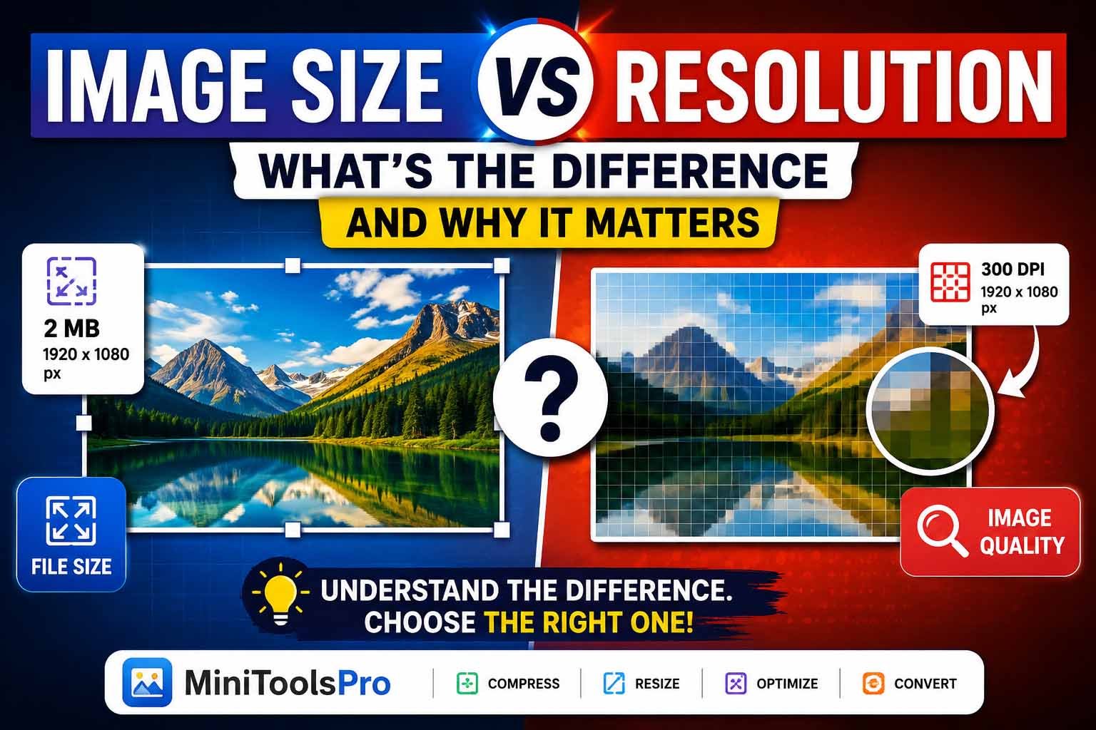 Image Size vs Resolution: What's the Difference and Why It Matters