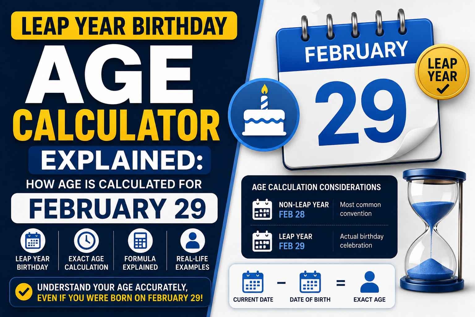 Leap Year Birthday Age Calculator Explained: How Age Is Calculated for February 29