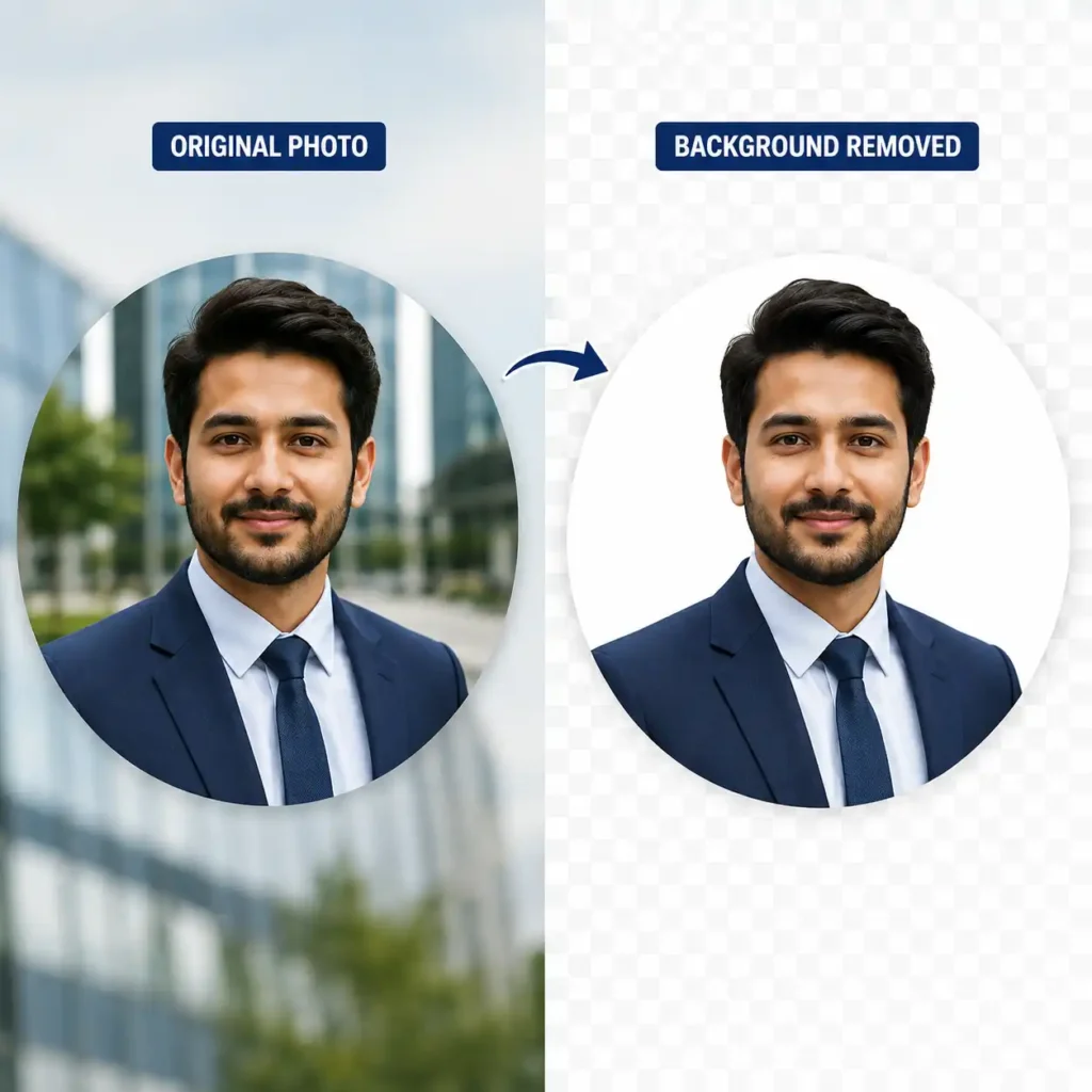 remove background for linkedin profile