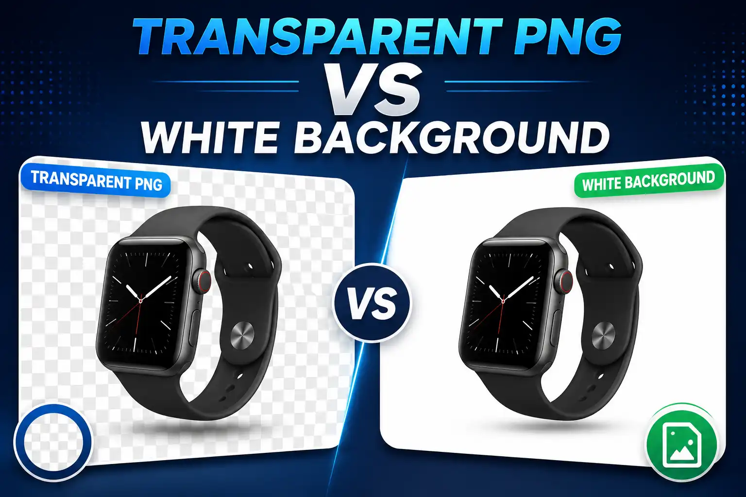 Transparent PNG vs White Background: Which to Use When