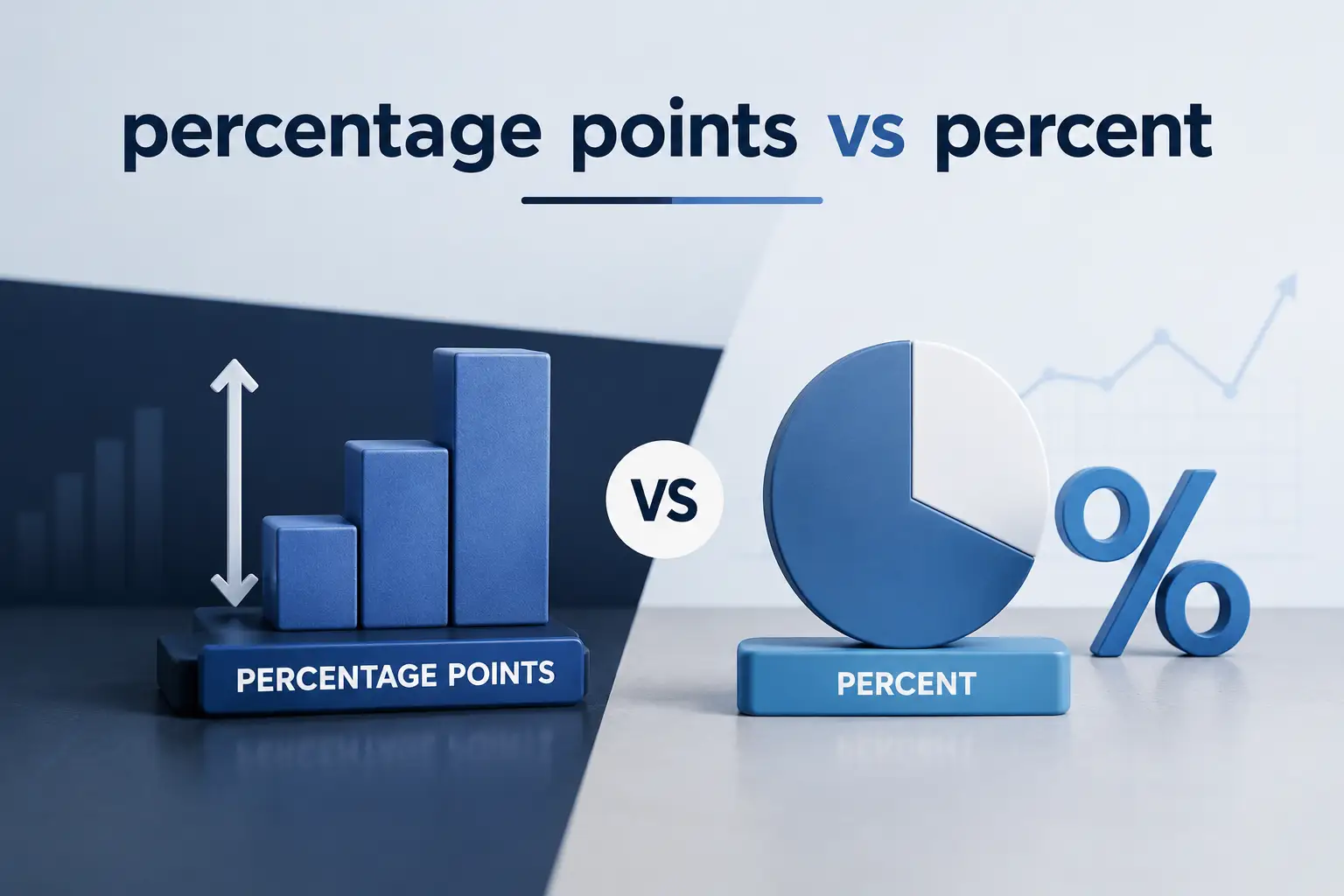 percentage points vs percent
