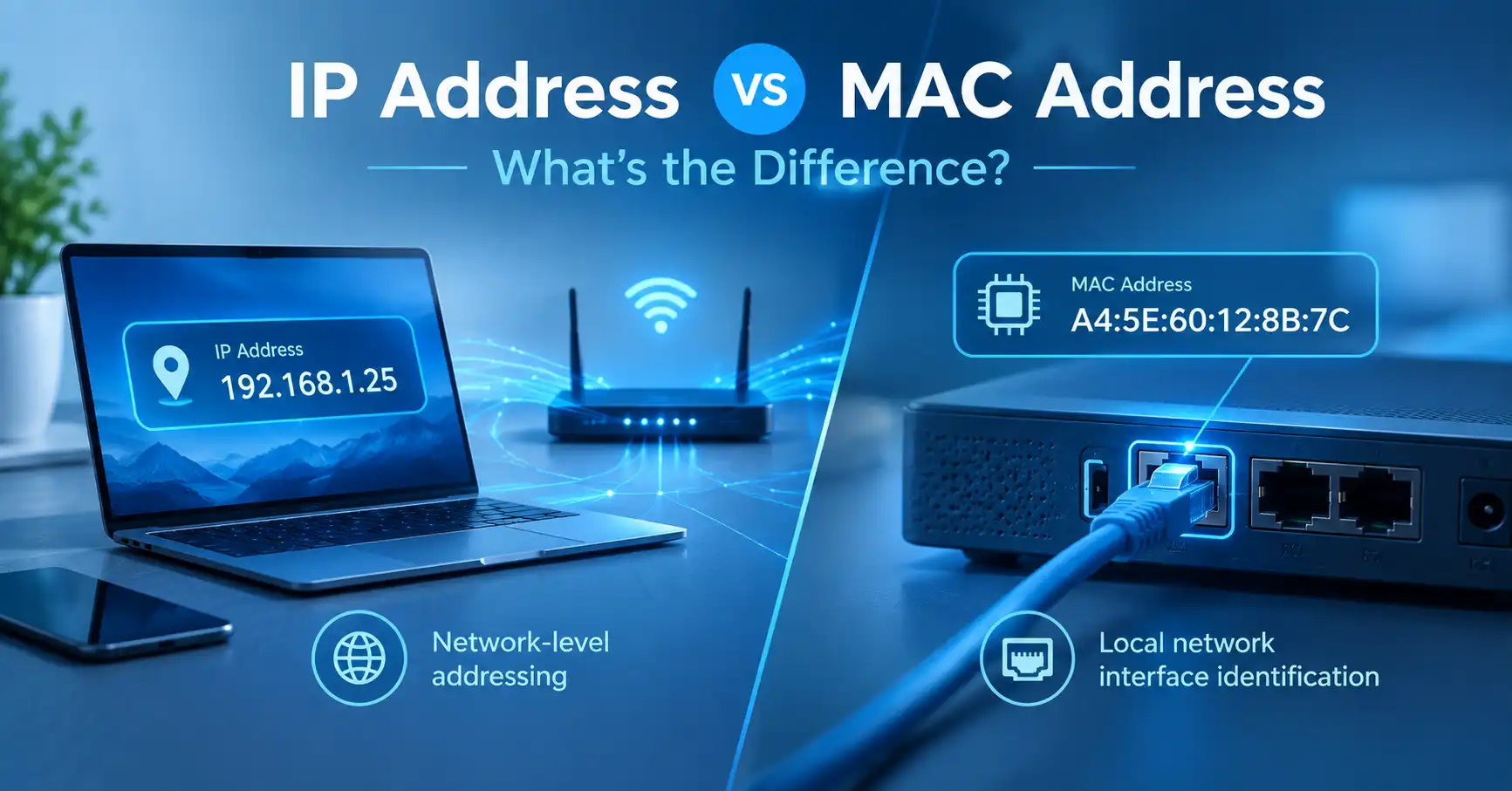 ip address vs mac address